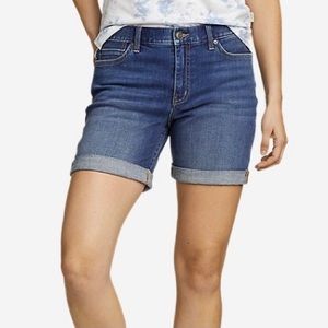 NWT Eddie Bauer Boyfriend‎ Jean Shorts 10